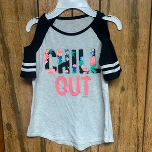 Justice Cold shoulder Tee